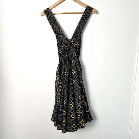 Anthropologie Edme & Esyllte Rhythmic Repetition Halter Dress As Seen on Tv 2 - Picture 8 of 12